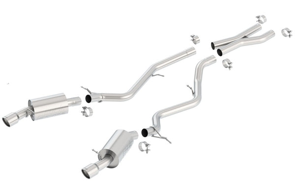 Borla 140276 Cat-Back Exhaust System - For 2007-2008 BMW 335i/iX Coupe/Sedan, 2.5" Piping, 3.5" Tips - View #10