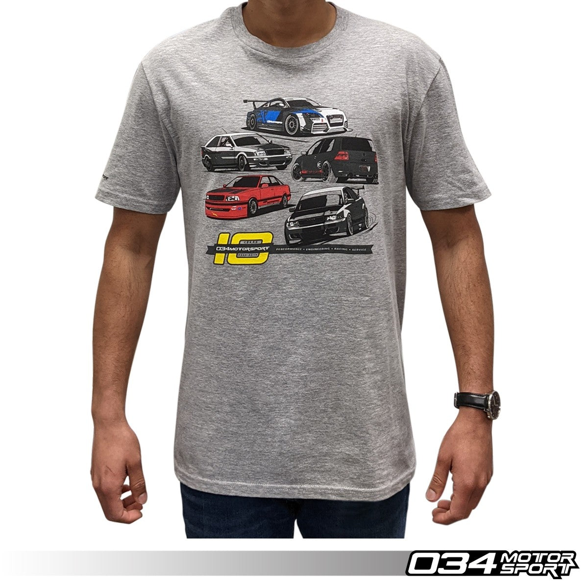 034 Motorsport 10th Anniversary Commemorative T-Shirt