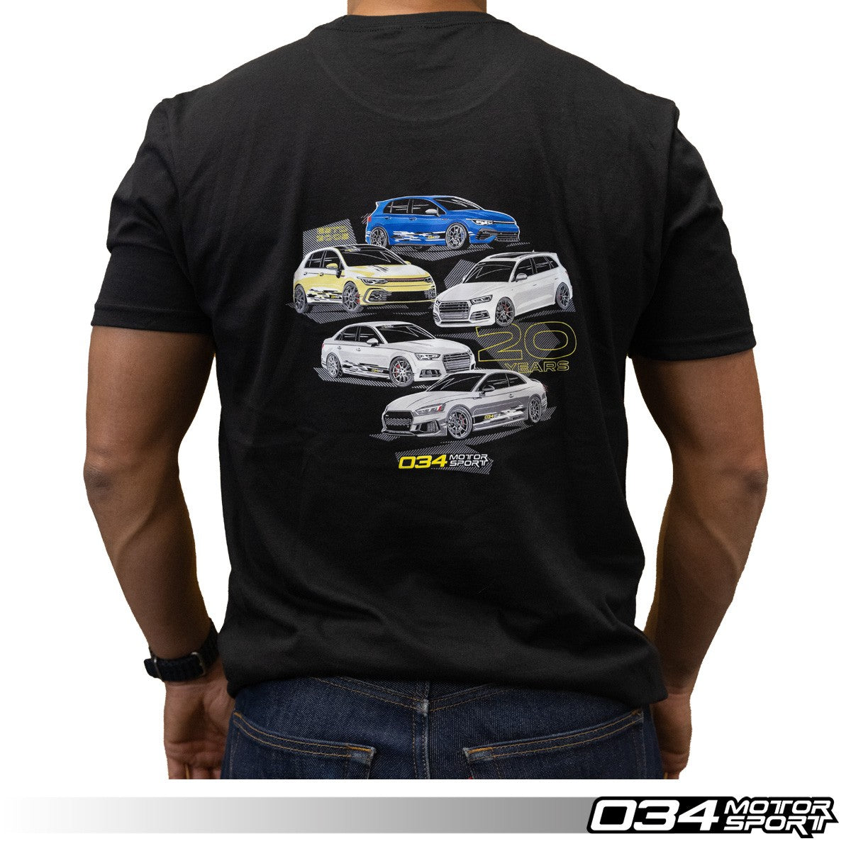 034 Motorsport 20th Anniversary Commemorative T-Shirt