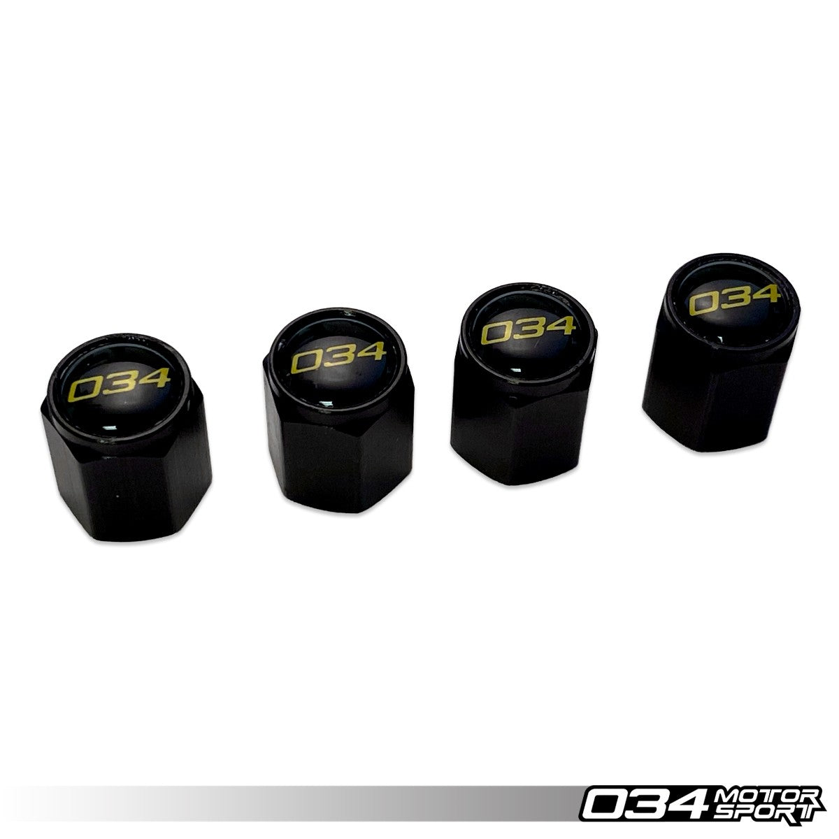 034 Motorsport Aluminum Valve Stem Cap Set