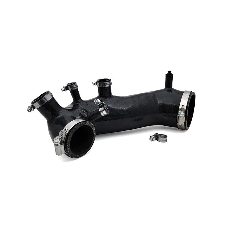 034 Motorsport Turbo Inlet Hose, 2.0" Silicone, Longitudinal B5/B6 Audi A4 1.8T K04/F21 w/ TT225 MAF