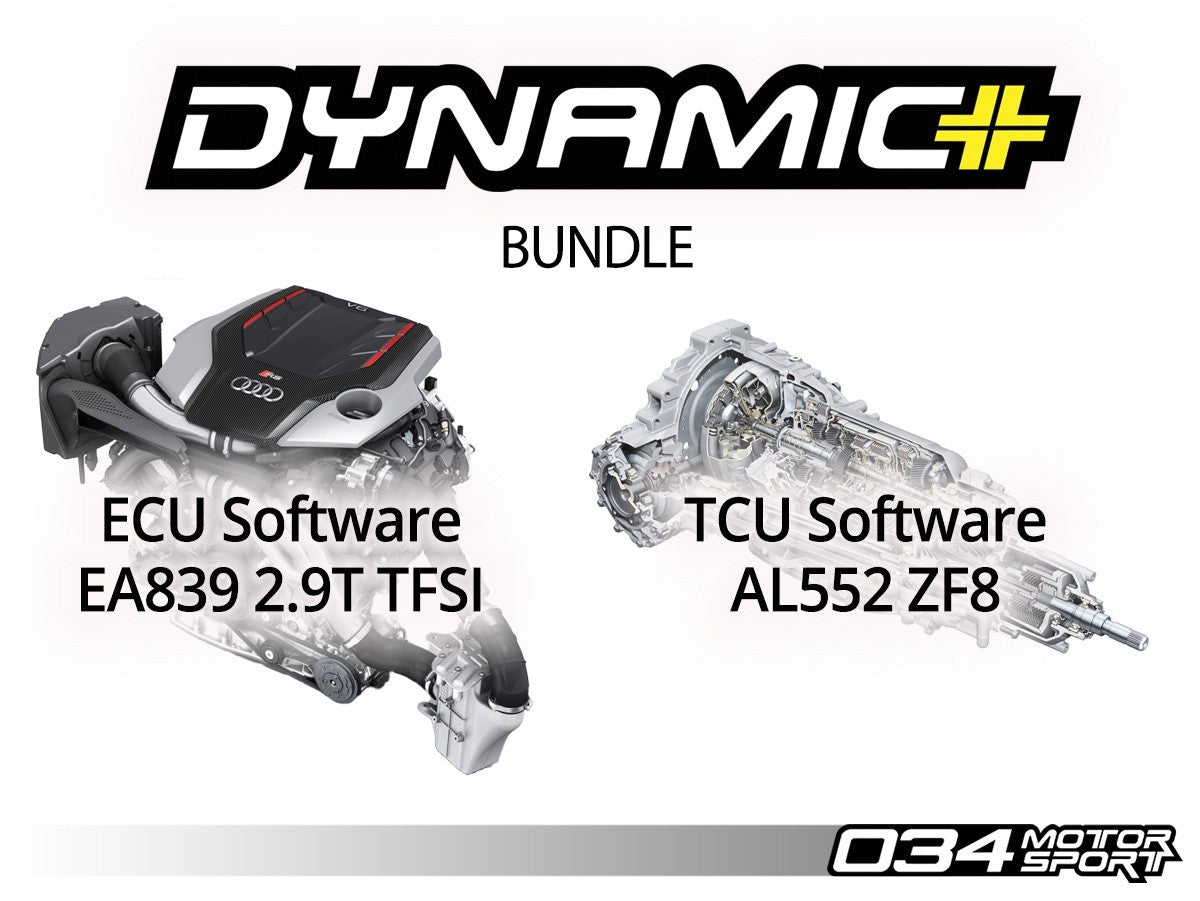 034 Motorsport B9/B9.5 Audi RS4/RS5 EA839 2.9TT Dynamic+ Performance ECU & AL552 ZF8 Transmission Tuning Bundle