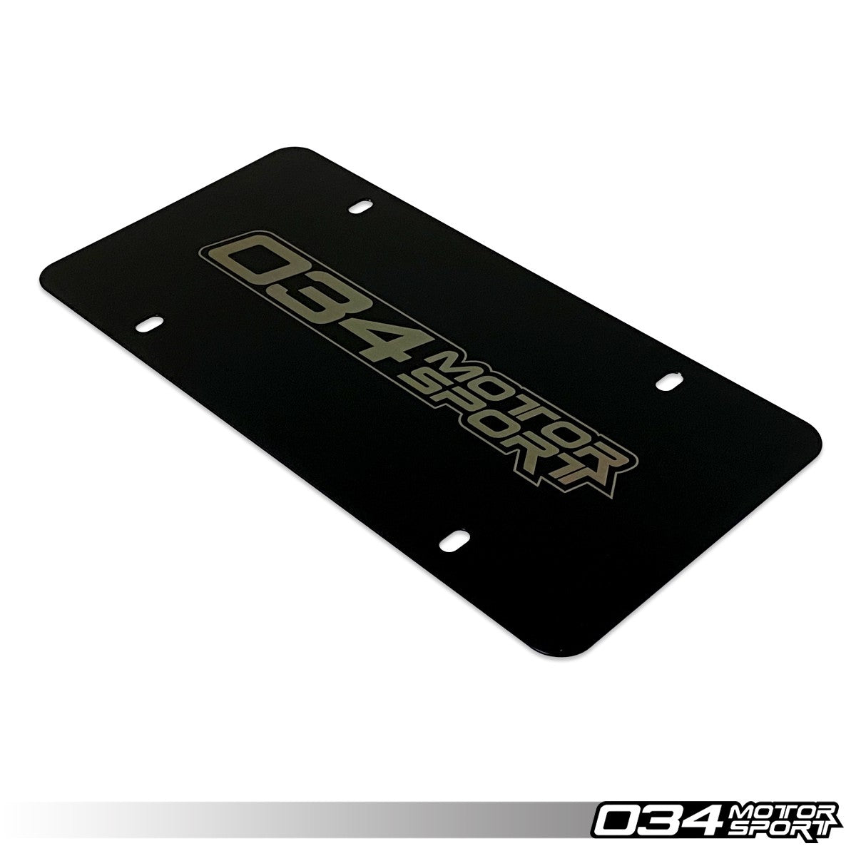 034 Motorsport License Plate, Powdercoated Stainless Steel