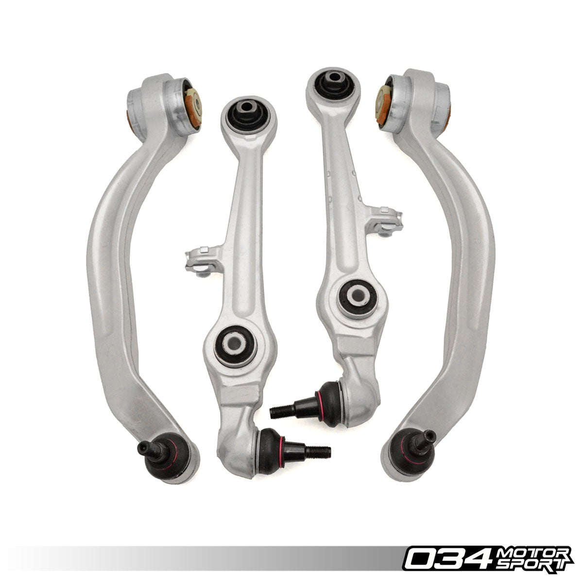 034 Motorsport Density Line Lower Control Arm Kit, Early B5/C5 Audi S4/RS4 & A6/S6/RS6, B5 Volkswagen Passat with Aluminum Uprights