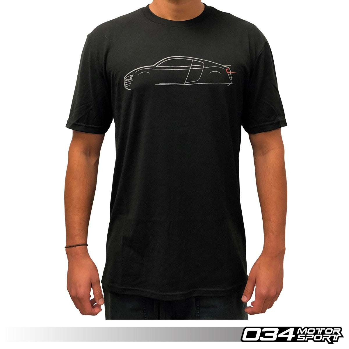 034 Motorsport T-Shirt, Audi R8 Lines
