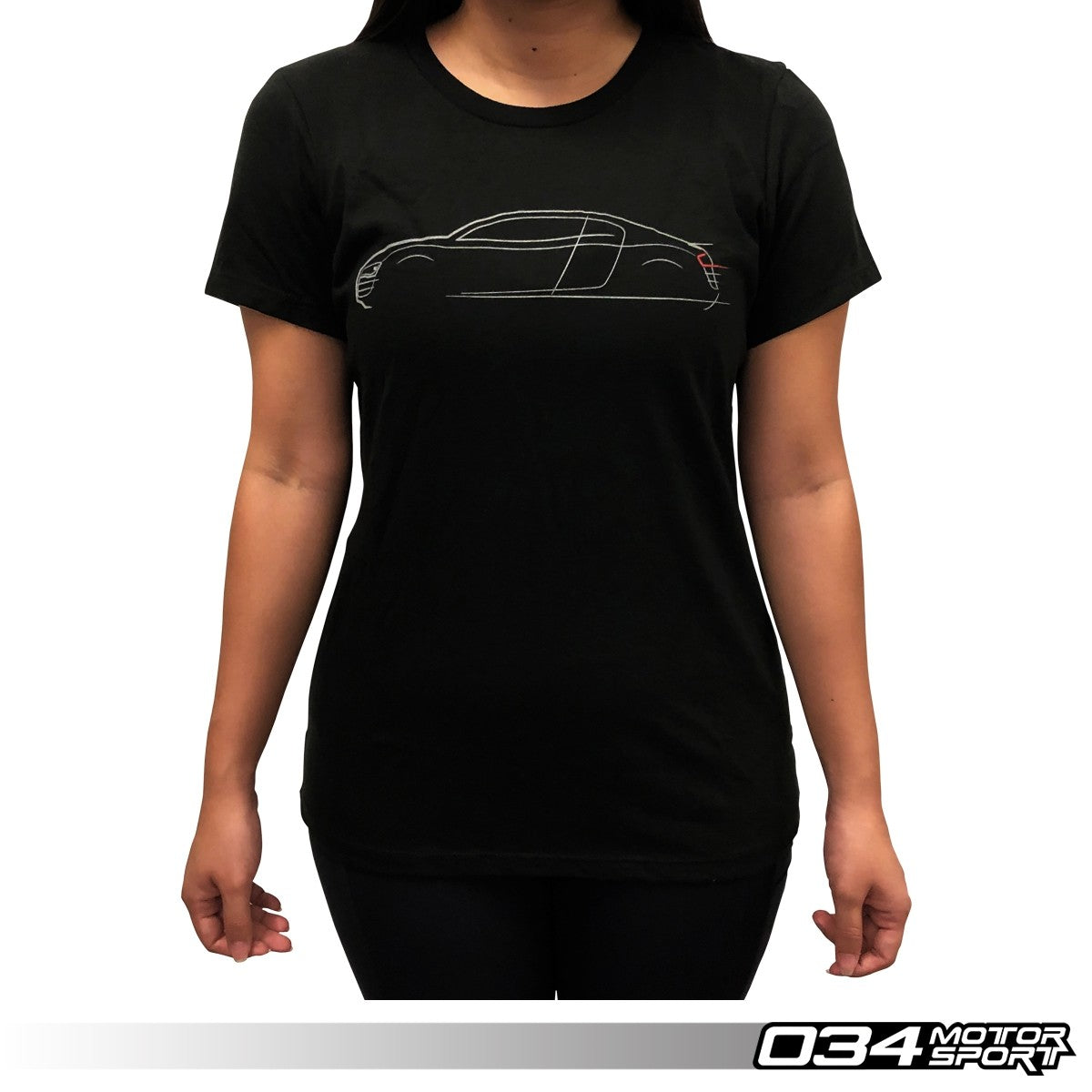 034 Motorsport Women's T-Shirt, Audi R8 Lines