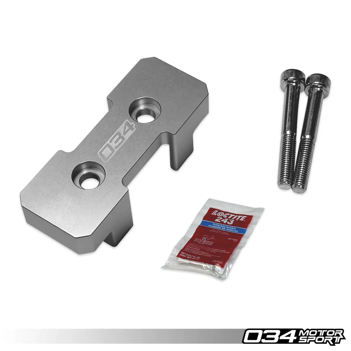 034 Motorsport Transmission Mount Insert, B8 Audi A4/S4/RS4, A5/S5/RS5, Q5/SQ5 Billet Aluminum
