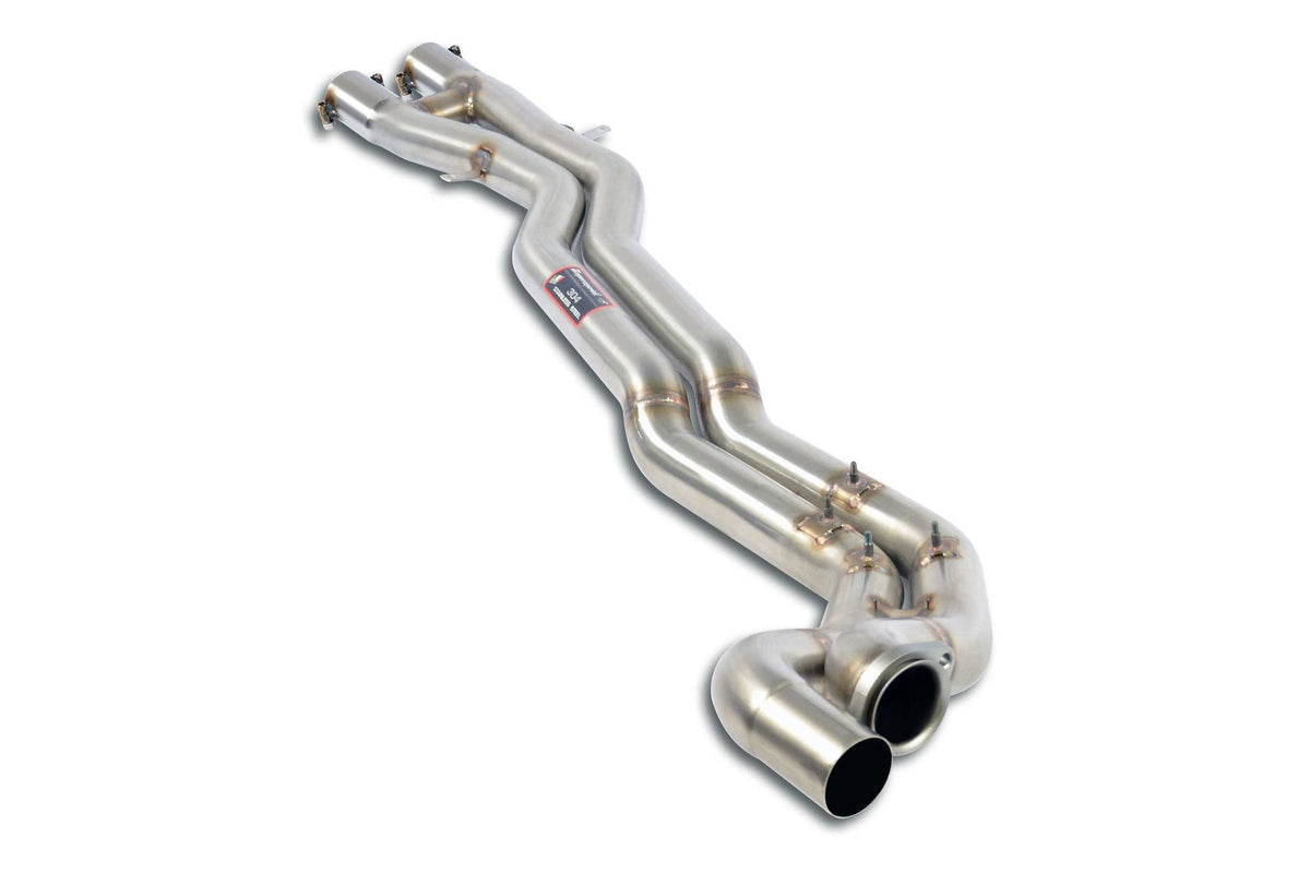 Supersprint BMW E46 M3 Center H-Pipe - Non-Resonated Dual 2.5" with Slip-Fit