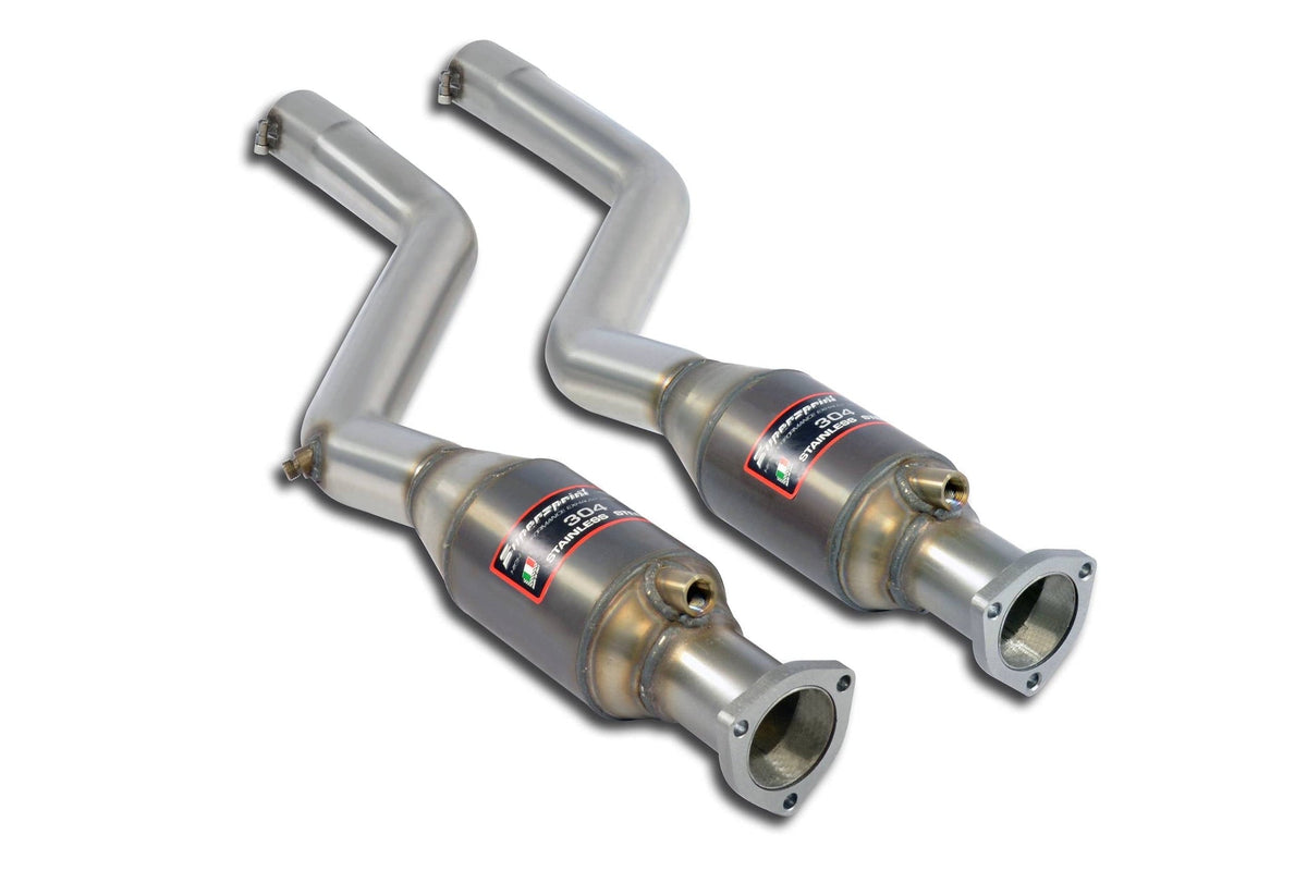 Supersprint BMW E46 M3 Stepped Section 1 Race Metallic Catalytic Converters - Dual 2.5"