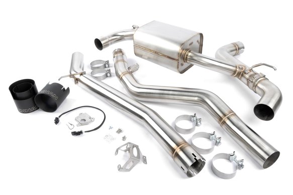 DINAN VALVED CAT-BACK EXHAUST - 2020-2024 TOYOTA GR SUPRA 3.0 Stainless Steel - Black Tips - A90/A91