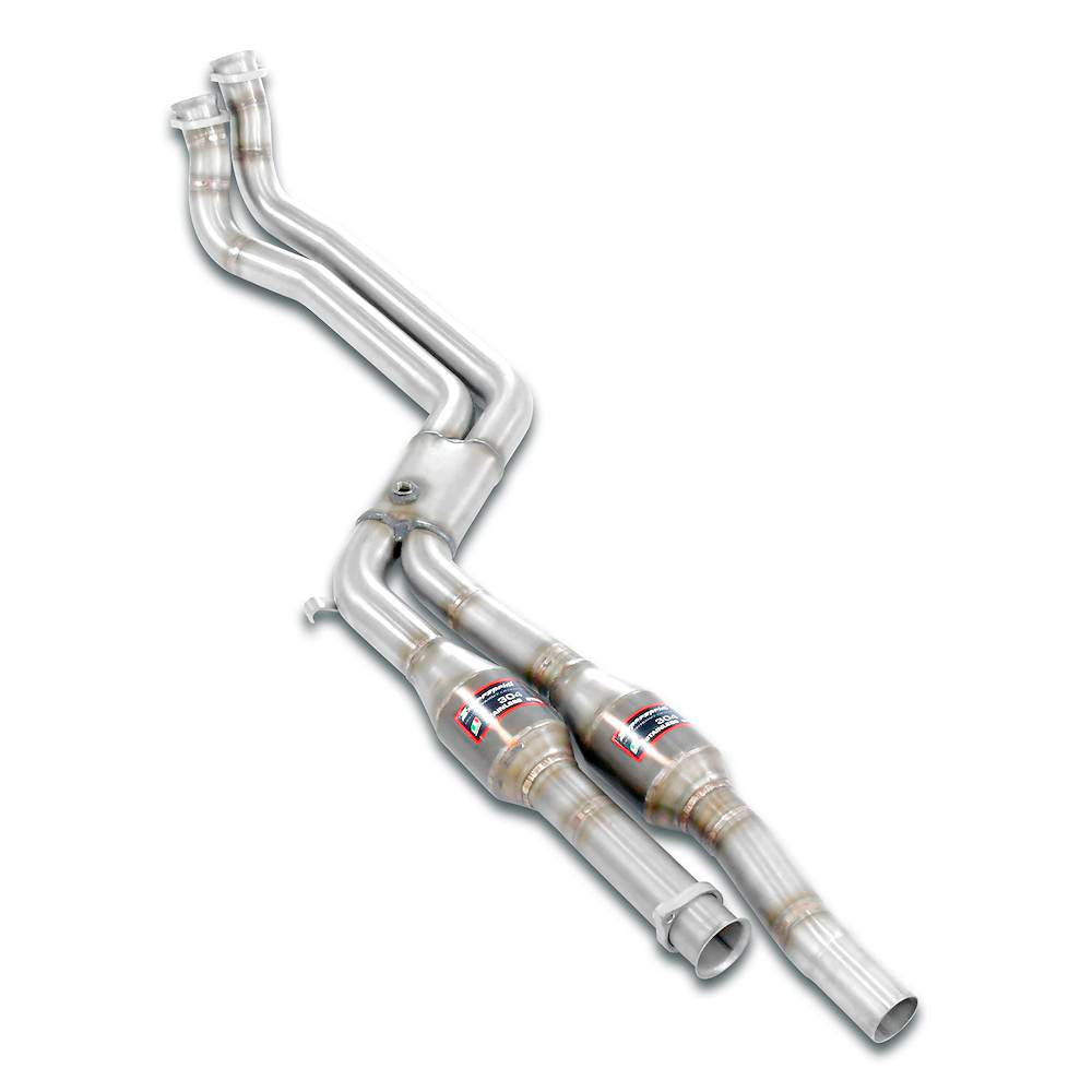 Supersprint MERCEDES W201 190 E Front pipes kit with metallic catalytic converter (for OEM manifold, LHD Only)