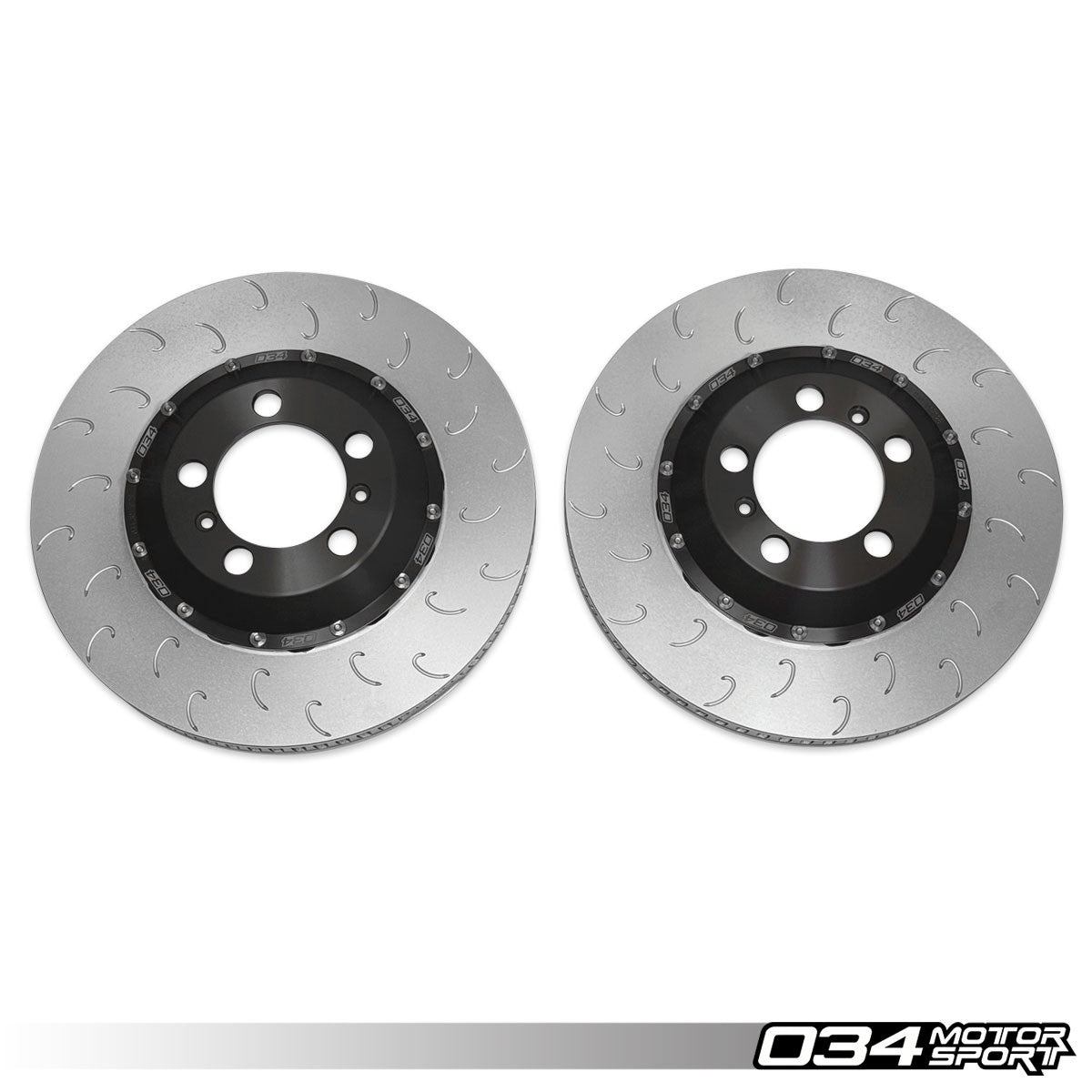 034 Motorsport 2-Piece Floating Front Brake Rotor Upgrade for 991.1/991.2 Porsche 911 GT3
