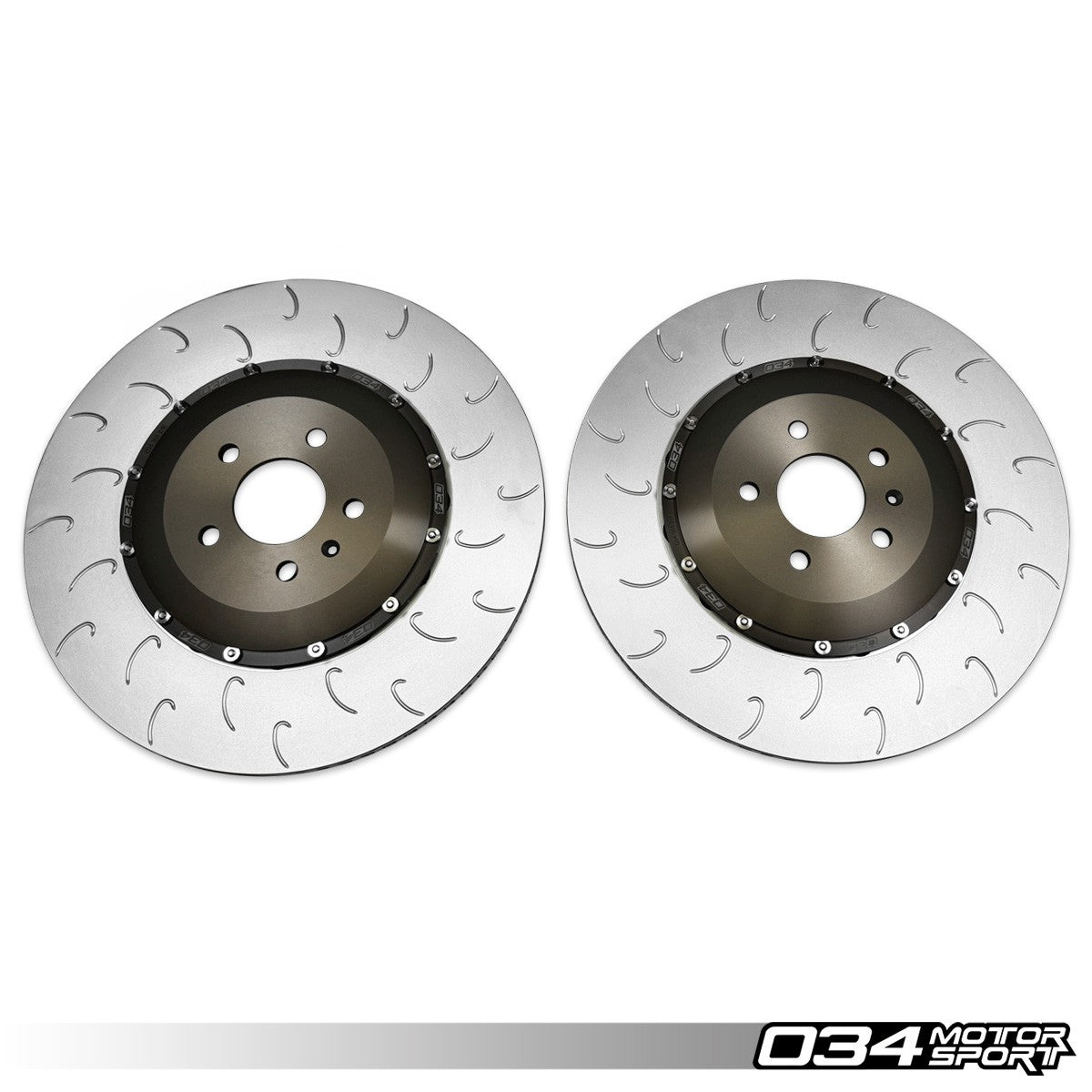 034 Motorsport 2-Piece Floating Front Brake Rotor Upgrade Kit for Audi 4M/4M.5 SQ7/SQ8