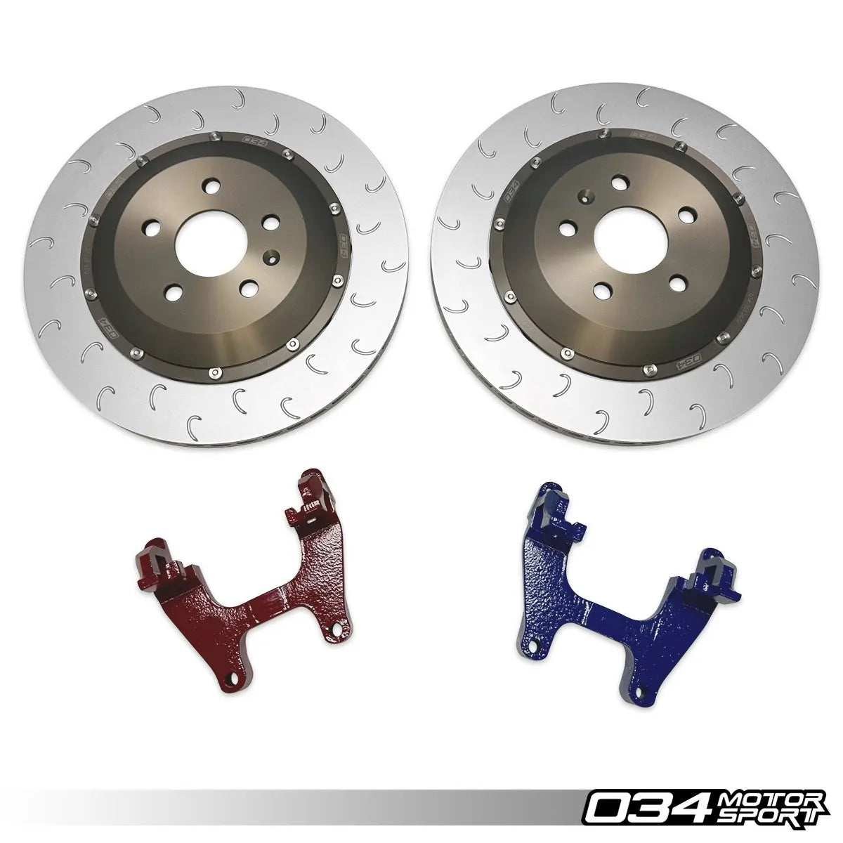 034 Motorsport 2-Piece Floating Rear Brake Rotor 355mm Upgrade for Mk8 ...