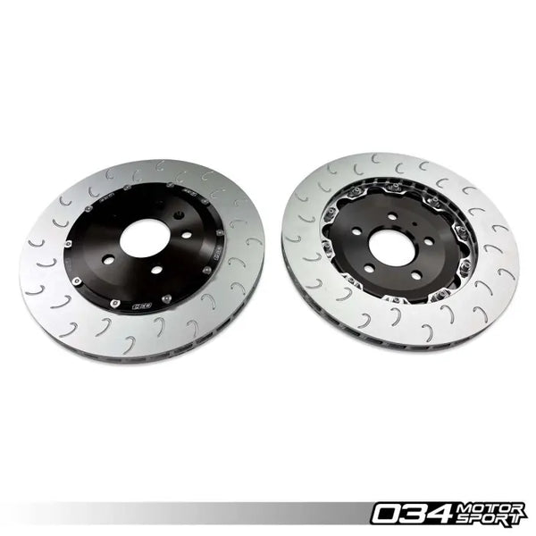 034Motorsport 2-Piece Floating Rear Brake Rotor Upgrade Kit for Audi B ...