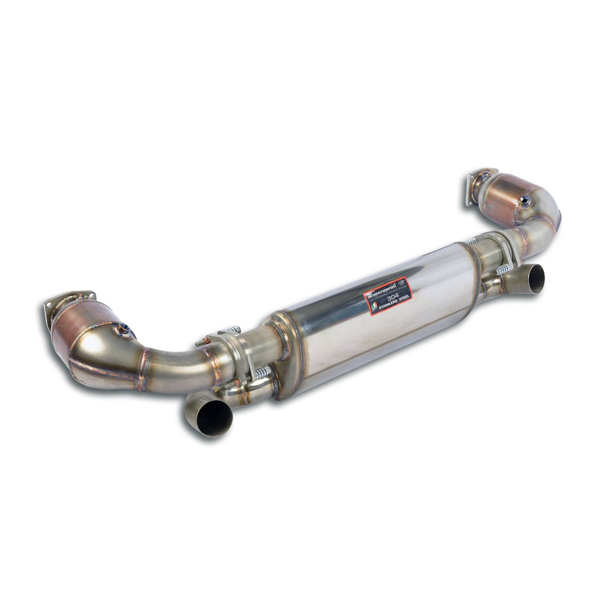 Supersprint PORSCHE 911 (996 Series GT2) Rear Exhaust "Sport" + Metallic Catalytic Converter