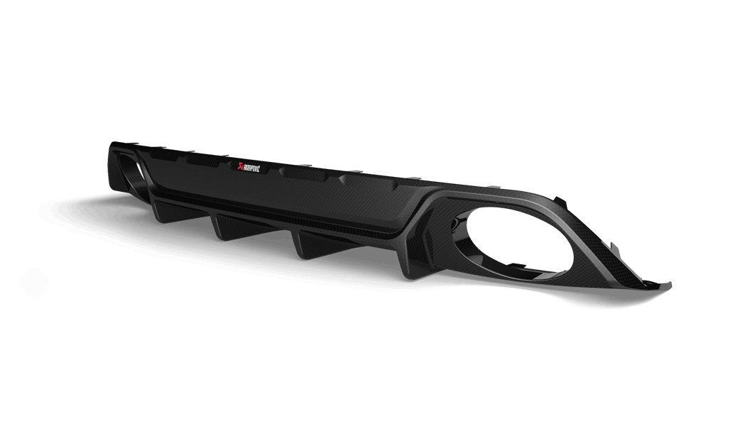 Akrapovic 8Y RS3 Carbon Rear Diffuser - Gloss