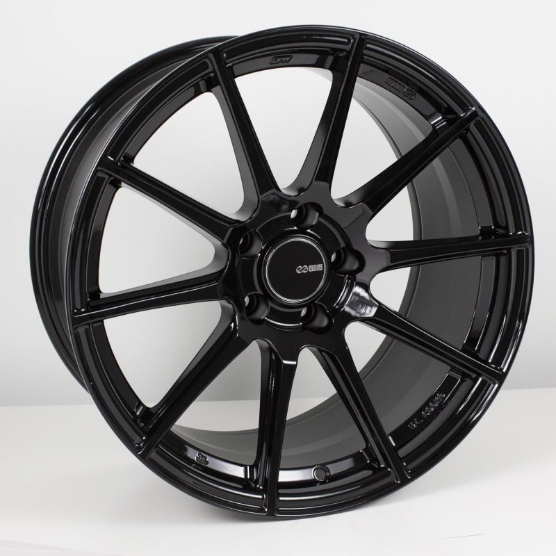 Enkei TS10 17x8 5x114.3 45mm Offset 72.6mm Bore Black Wheel – AM