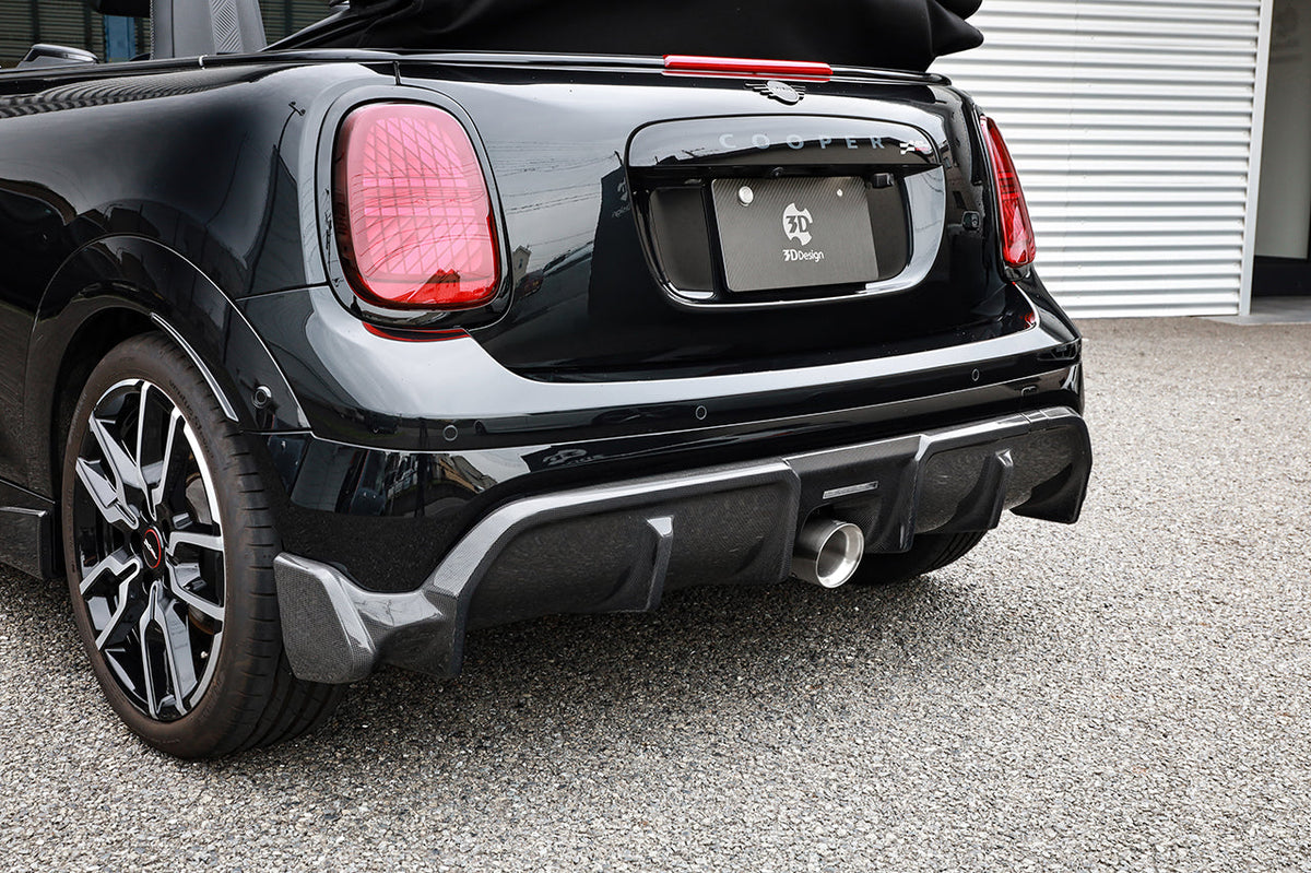 3D Design F67 MINI Cooper JCW Carbon Rear Diffuser