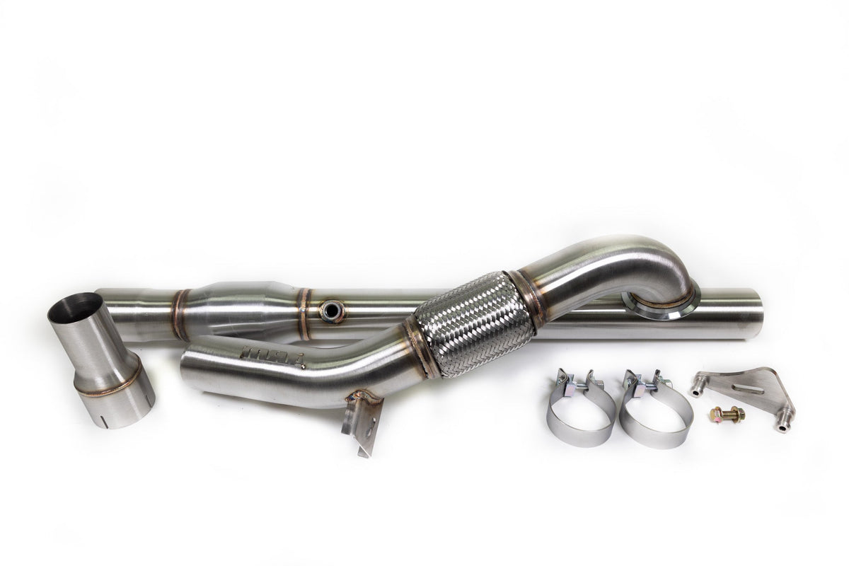 ARM Motorsports - MK6/6.5 JETTA GLI 3" CATTED DOWNPIPE - V-BAND