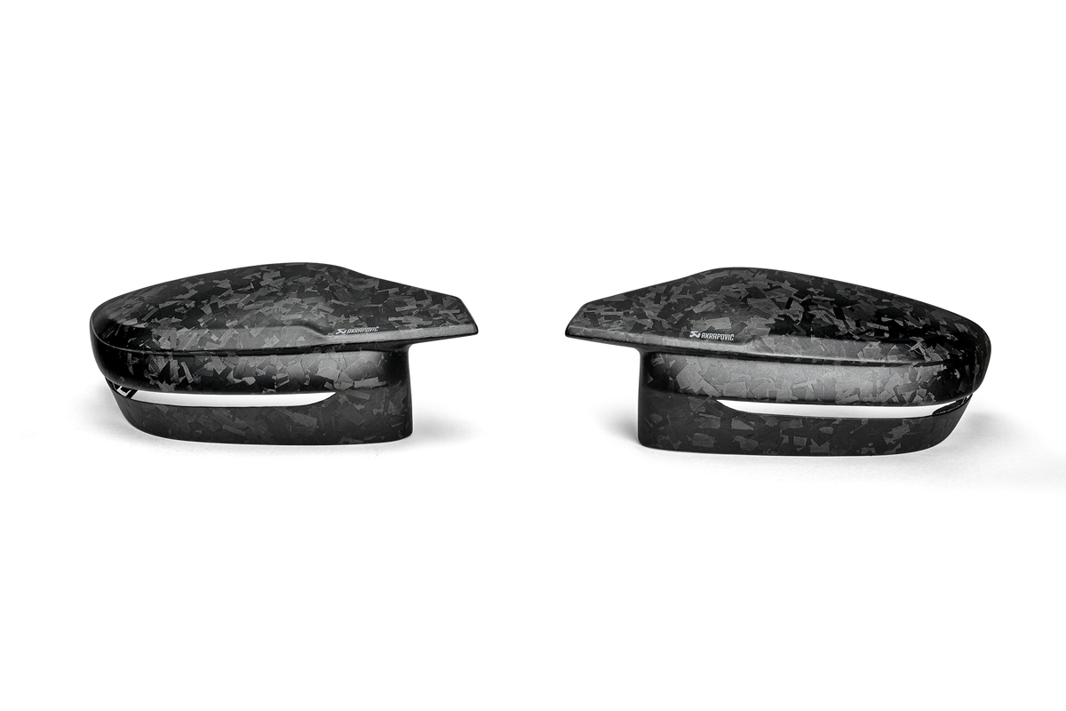Akrapovic G8X M2/M3/M4 Carbon Mirror Cap Set - Matte Forged Carbon