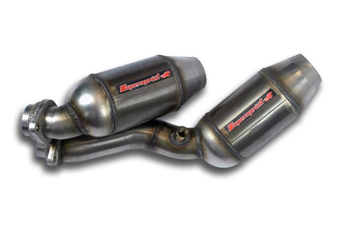 Supersprint BMW E46 M3 Metallic Catalytic Converter Hjs, 100Cpsi Kit For Oem Headers (Weld On Connection)