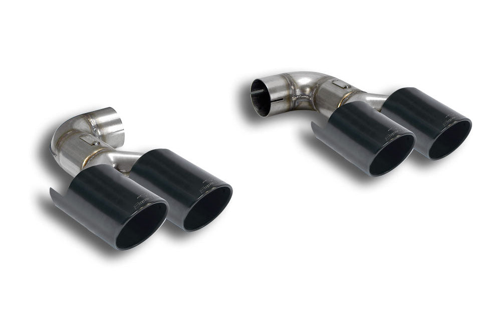 Supersprint BMW F85 X5M / F86 X6M Endpipes Kit 4x90mm - Gun Metal Grey
