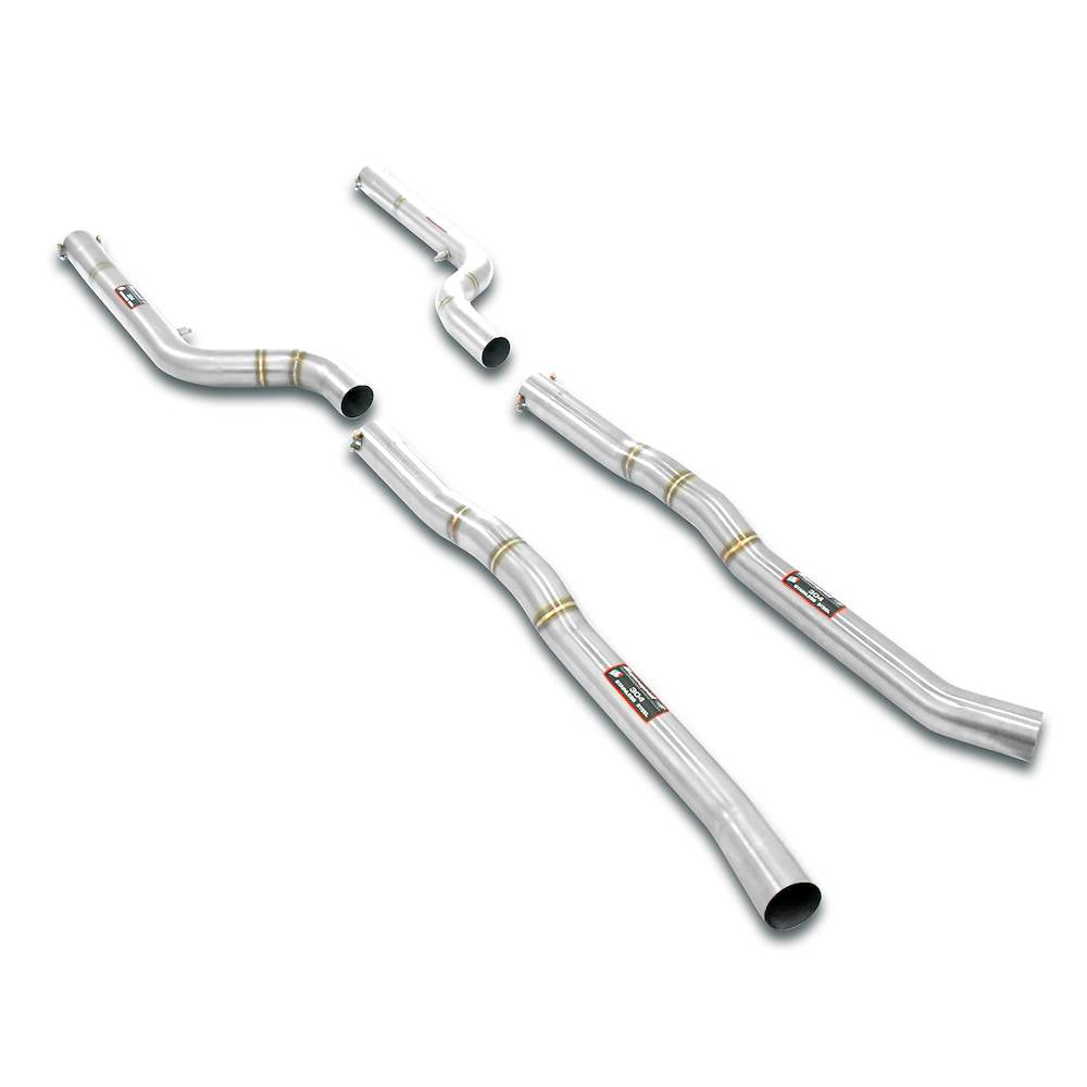 Supersprint BMW F90 M5 Stainless Front and Center Pipe Set - Non-Resonated