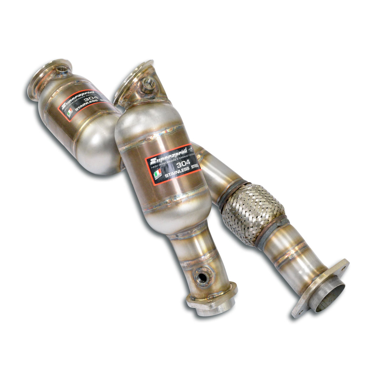 Supersprint BMW G8X M2 / M3 / M4 Front Pipe Set with Metallic Catalytics