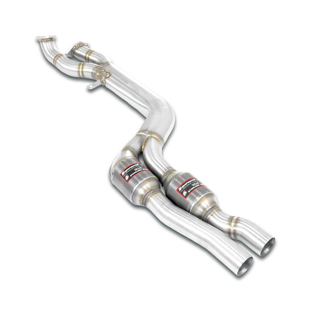 Supersprint BMW G8X M3 / M4 Front J-Pipe - With Metallic Catalytics