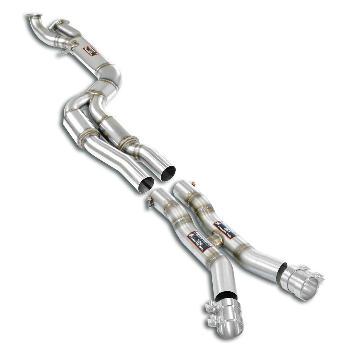 Supersprint BMW G8X M3 / M4 J-Pipe Resonated Touring Package for OEM Muffler