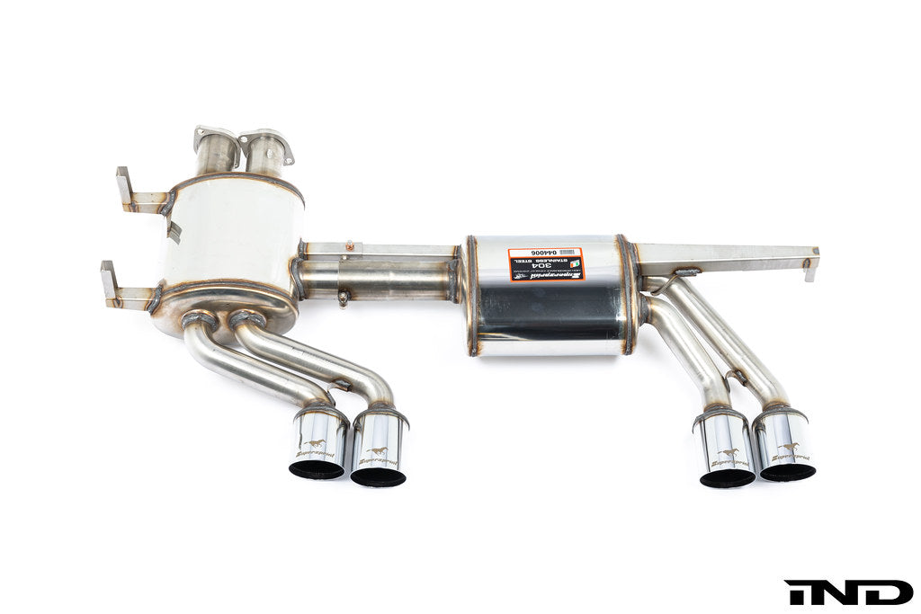 Supersprint BMW E46 M3 Stainless Rear Exhaust - Race