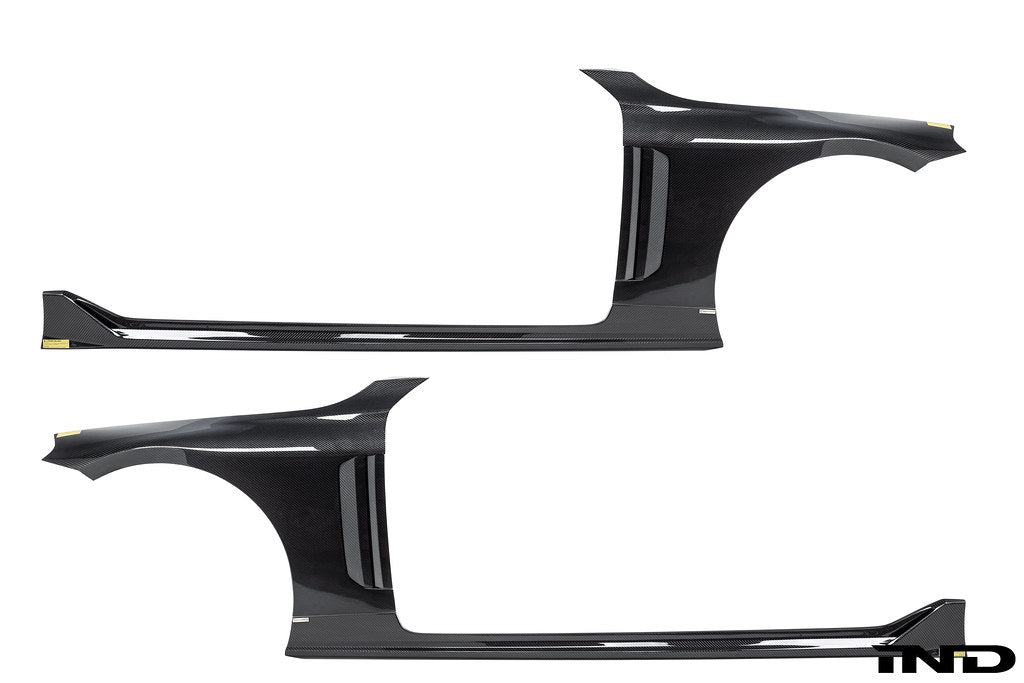 Vorsteiner G87 M2 Dry Carbon Aero Vented Fender with Side Skirt Set
