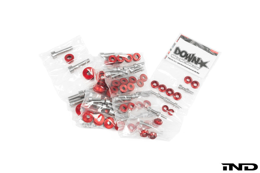 Downstar G8X M2 / M3 / M4 Stainless Steel Deluxe Billet Dress Up Hardware Kit