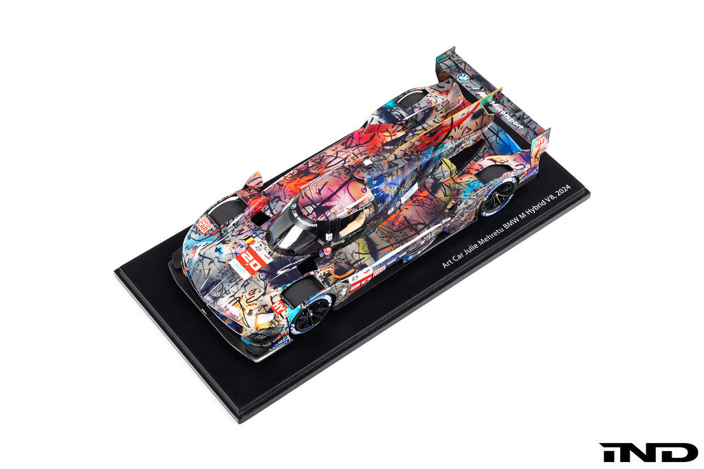 BMW M Hybrid V8 Art Car #20 Miniature | Julie Mehretu - 1:18