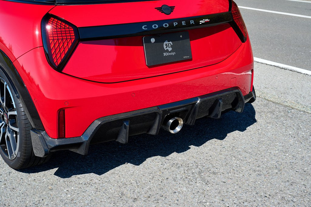 3D Design MINI F66 JCW Carbon Rear Diffuser