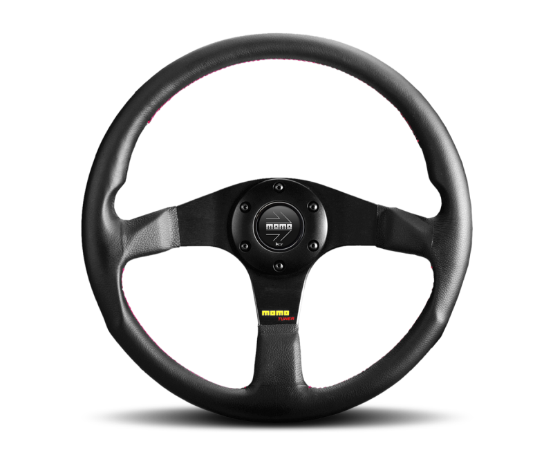 MOMO race 35π MOMO Tuner Steering Wheel | 350mm Black Leather Grip