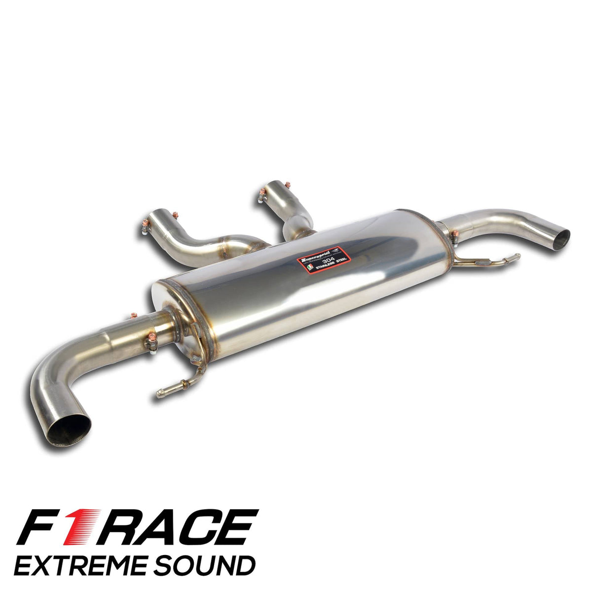 Supersprint MERCEDES C253 GLC (Coupè) Rear Exhaust "F1 Race"