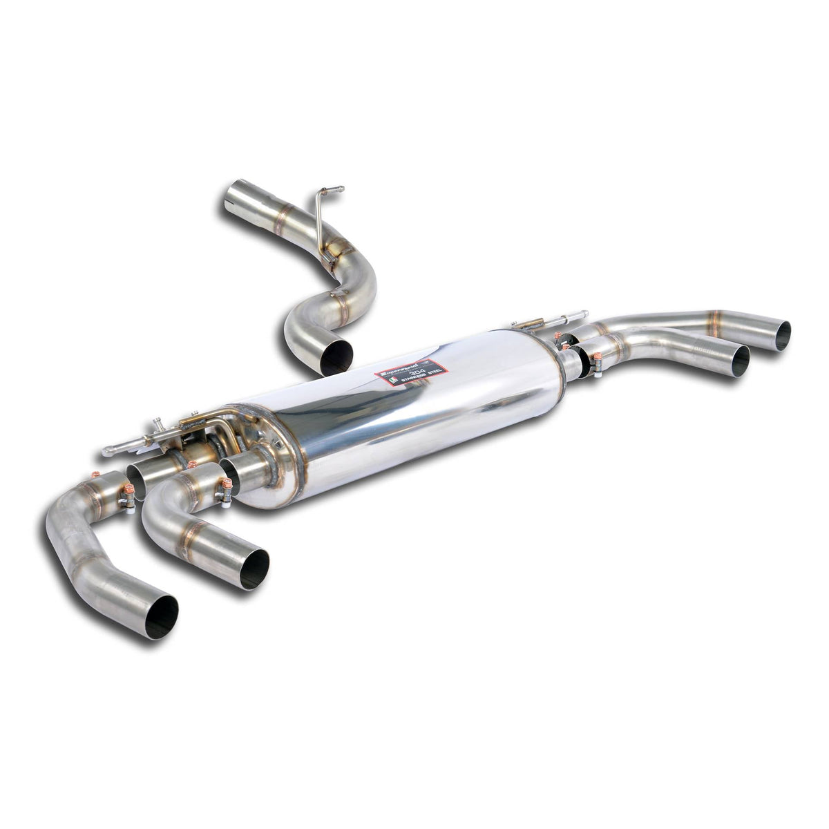 Supersprint VW GOLF VII R Rear Exhaust With Valves