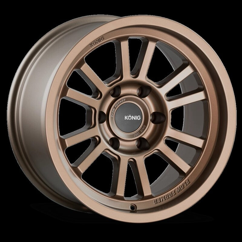 Konig HT1 17X8.5 6X139.7 ET-6 Satin Bronze – AM Tuning Canada