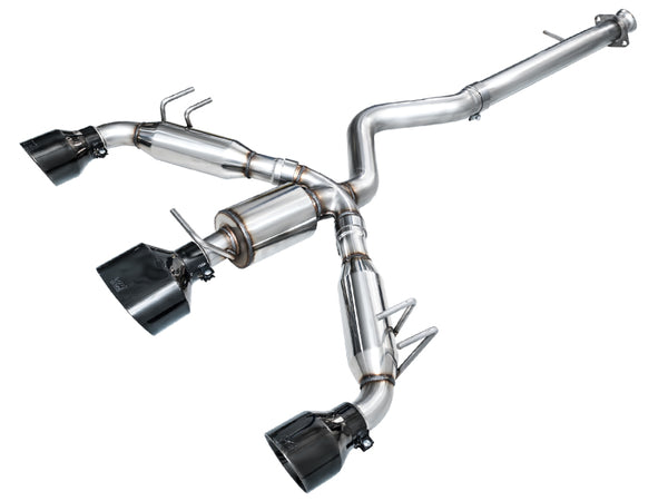 AWE Tuning 2023+ Toyota GR Corolla Track Edition Exhaust - Diamond Bla ...