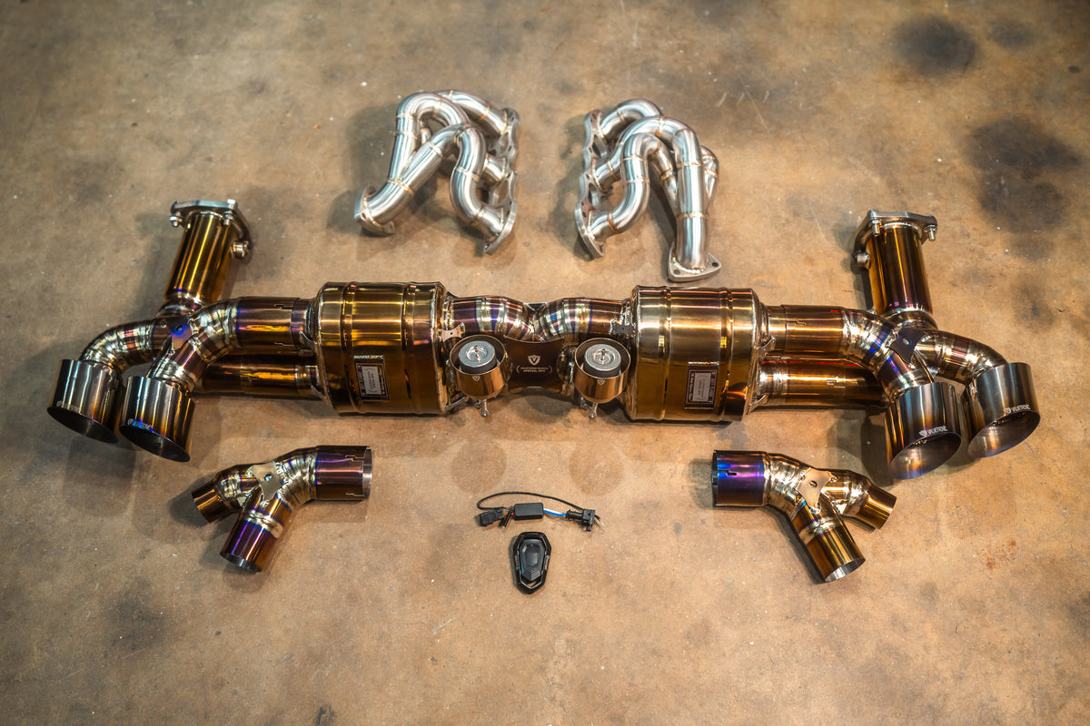 Valvetronic Designs - Valved Race Exhaust System for Porsche 911 Turbo 991.1 / 991.2