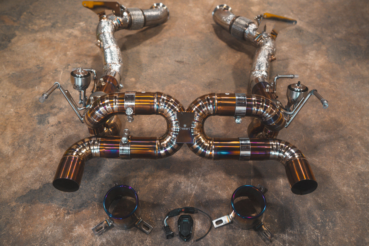 Valvetronic Designs - Ferrari F8 Valved Sport Exhaust System