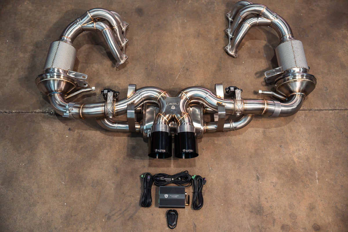 Valvetronic Designs - Valved Sport Exhaust System for Porsche 992 GT3/RS