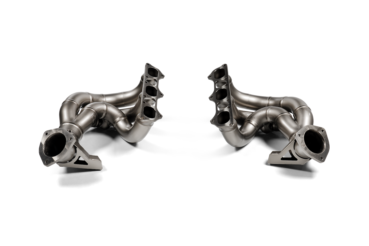 Akrapovic 718 Cayman GT4 RS / Spyder RS (982) Evolution Header Set (Titanium)