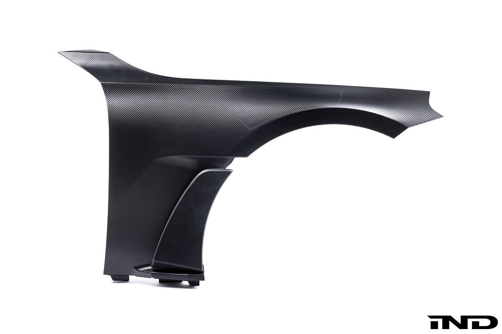 Alpha-N G87 M2 Carbon Front Fender Set - V2 with Blades