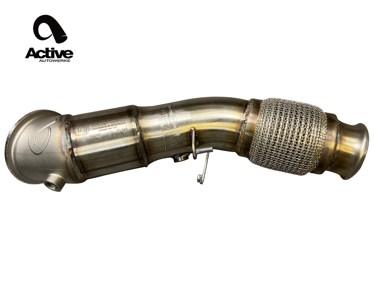 Active Autowerke BMW B46/B48 F3X 230i 330i 430i and G2X 330e GESI Catted Downpipe