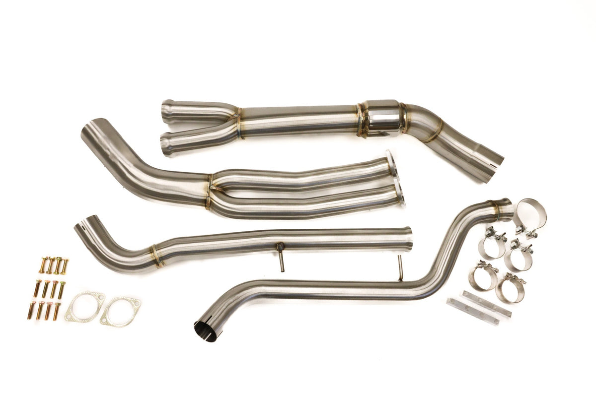 ARM Motorsports - BMW 335i 3.5" RESONATED MIDPIPE