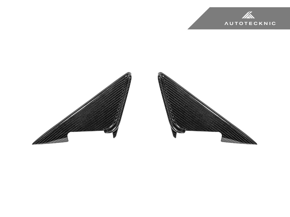 AutoTecknic G87 M2 Dry Carbon Side Mirror Wind Deflector Set