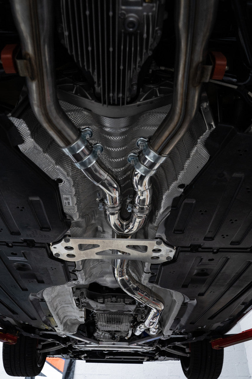 MAD BMW G80 G82 G83 M3 M4 S58 Single Midpipe (Brace Included)